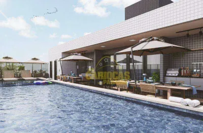 Apartamento com 3 dormitórios à venda, 80 m² por r$ 765.352,79 - poço - cabedelo/pb