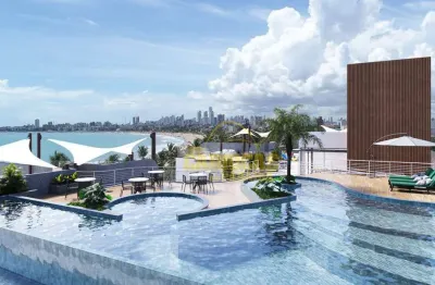 Apartamento com 3 dormitórios à venda, 78 m² por R$ 1.499.489,93 - Intermares - Cabedelo/PB