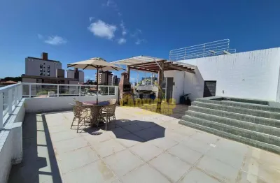 Apartamento duplex com 3 dormitórios à venda, 137 m² por r$ 598.000,00 - camboinha - cabedelo/pb