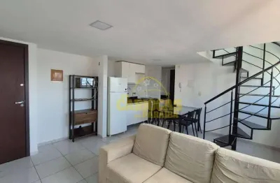 Apartamento duplex com 2 dormitórios à venda, 80 m² por r$ 500.000,00 - manaíra - joão pessoa/pb