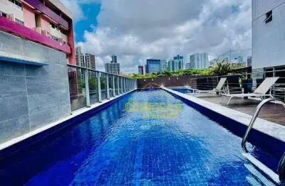 Apartamento com 3 dormitórios à venda, 107 m² por r$ 1.290.000,00 - tambaú - joão pessoa/pb