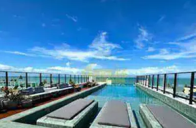 Flat com 1 dormitório à venda, 19 m² por r$ 460.000,00 - bessa - joão pessoa/pb