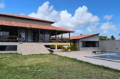Casa com 5 dormitórios à venda, 650 m² por r$ 3.150.000,00 - praia de fagundes - lucena/pb