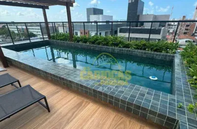 Flat com 1 dormitório à venda, 33 m² por r$ 299.900,00 - intermares - cabedelo/pb