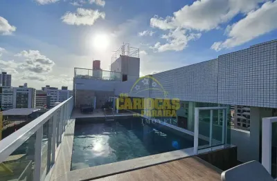 Cobertura com 2 dormitórios à venda, 70 m² por r$ 1.850.000,00 - jardim oceania - joão pessoa/pb