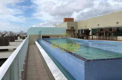 Flat com 1 dormitório à venda, 18 m² por r$ 299.000,00 - bela vista - cabedelo/pb