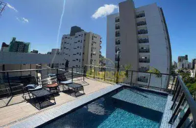 Flat com 1 dormitório à venda, 22 m² por r$ 259.000,00 - intermares - cabedelo/pb