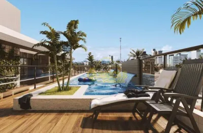 Flat com 1 dormitório à venda, 26 m² por r$ 295.000,00 - intermares - cabedelo/pb