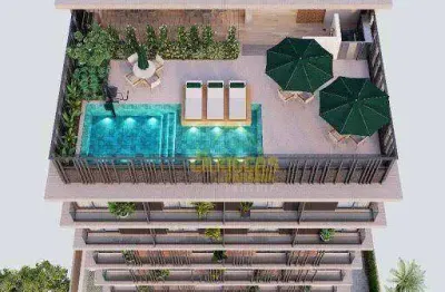 Flat com 1 dormitório à venda, 24 m² por r$ 404.648,18 - tambaú - joão pessoa/pb