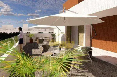 Cobertura com 2 dormitórios à venda, 46 m² por r$ 395.000,00 - bessa - joão pessoa/pb