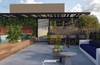 Flat com 1 dormitório à venda, 23 m² por r$ 365.000,00 - ponta de campina - cabedelo/pb