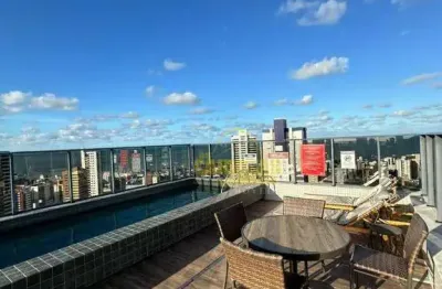 Apartamento com 1 dormitório à venda, 50 m² por r$ 690.000,00 - tambaú - joão pessoa/pb