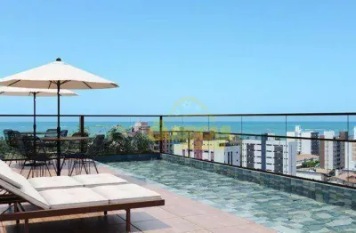 Apartamento com 3 dormitórios à venda, 68 m² por r$ 551.234,27 - ponta de campina - cabedelo/pb