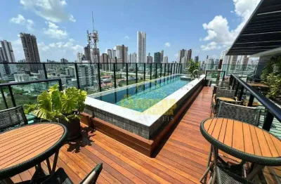 Apart Novo com 2 dormitórios à venda, 50 m² por R$ 600.000 - Aeroclube - João Pessoa/PB