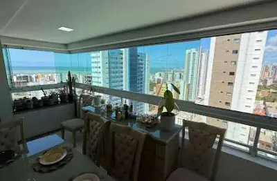 Apartamento com 4 dormitórios à venda, 126 m² por r$ 1.575.000,00 - jardim oceania - joão pessoa/pb