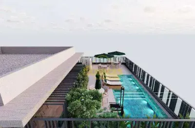 Flat com 1 dormitório à venda, 26 m² por R$ 405.930,76 - Tambaú - João Pessoa/PB