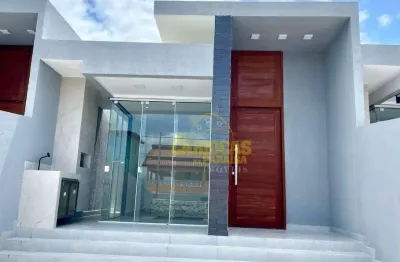 Casa com 2 dormitórios à venda, 88 m² por R$ 390.000,00 - Carapibus - Conde/PB