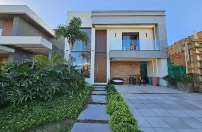 Casa 4 suítes mobiliada decorada com piscina no Condomínio Blue Xangri-Lá