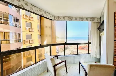 Apartamento 1 dormitório vista para o mar mobiliado no centro - capão da canoa