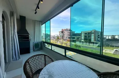 Apartamento 02 dormitórios sacada de frente com churrasqueira atlântida xangri-l