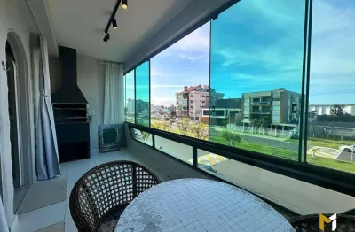 Apartamento 02 dormitórios sacada de frente com churrasqueira Atlântida Xangri-L