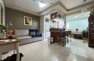 Apartamento 2 dormitórios mobiliado com churrasqueira no centro capão da canoa