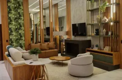 Sobrado de alto padrão com quatro suítes e acabamentos exclusivos