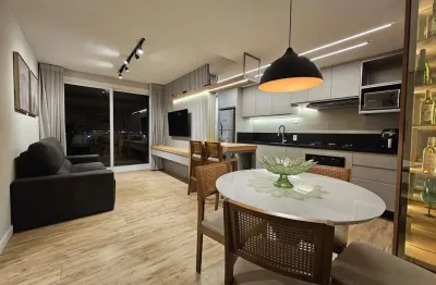 Apartamento 2 dormitórios 1 suíte decorado no thera santorini xangri-lá