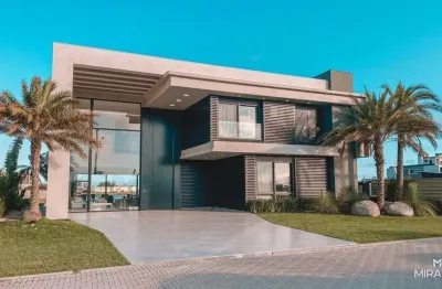 Casa 5 suítes com piscina suspensa no Condomínio Sense em Xangri-Lá