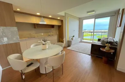 Apartamento 2 dormitórios com vista norte no Edifício Thera Santorini