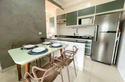 Apartamento 2 Quartos Decorado Mobiliado 54m² Estufa II Ubatuba