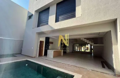 Casa com 5 quartos sendo 4 suítes  à venda, 283 m² - condomínio royal forest - gleba palhano - londrina/pr