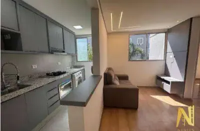 Apartamento com 2 dormitórios à venda, 45 m² por r$ 330.000 - gleba fazenda palhano - londrina/pr