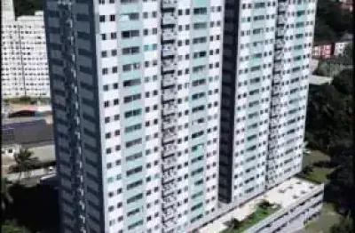 08/ vendo -apartamento 2/4 na paralela, nascente total, vista livre p/ piscina