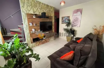 Sobrado à venda em caraguatatuba, balneário recanto do sol, com 2 quartos, 61m²