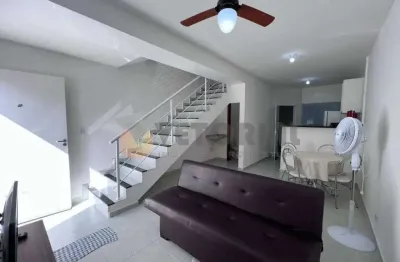 Sobrado à venda em caraguatatuba, jardim brasil, com 2 quartos, 62m²
