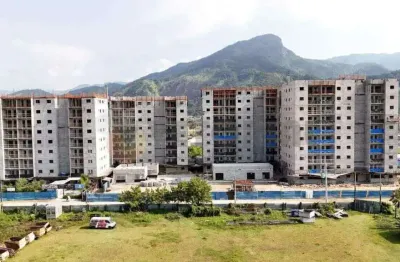 Apartamento à venda em caraguatatuba, loteamento vila indaiá, com 2 quartos, 56m²