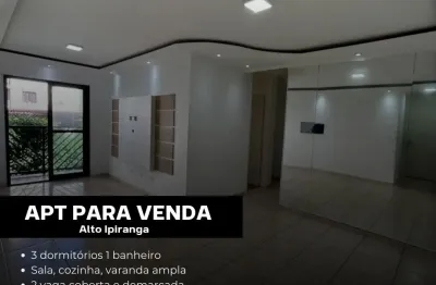 Apartamento com 3 quartos, Alto Ipiranga, Mogi das Cruzes - R$ 330 mil