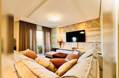 Apartamento mobiliado à venda com vista para o horto municipal, centro, com 01 suíte + 02 quartos, com 140 m² de área privativa.