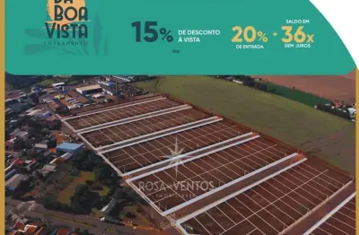 Alto da boa vista loteamento terreno à venda em toledo, j.d independência, com 360 m² de área total.