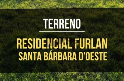 Terreno à venda, 250 m² por R$ 210.000 - Residencial Furlan - Santa Bárbara D'Oeste/SP