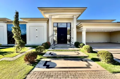 Mansão alto padrão com 4 suítes, 550 m² por R$5.300.000 - Condomínio Estância Hípica - Nova Odessa/SP