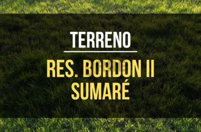 Terreno de 250m² por R$228.000 - Residencial Portal Bordon II - Sumaré/SP