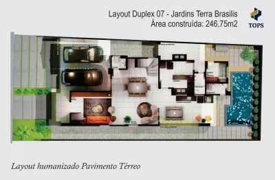 Casa nova, com 246,75m2 de puro conforto, acabamento de luxo e piscina privativa. são 3 suítes, sala ampla, área gourmet, 4 vagas!