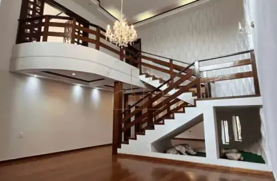 Sobrado luxuoso á venda com 4 dormitórios (2 suites) , área gourmet completa com piscina, sauna e c