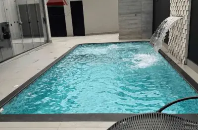 Área de lazer à venda com, 2 dormitórios, 3 banheiros, mesa de sinuca, piscina, no bairro quinta do