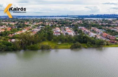 Exclusivo terreno beira lago (ponta de picolé) com área total de10.400m². inf.: (61) 9.8300-2010