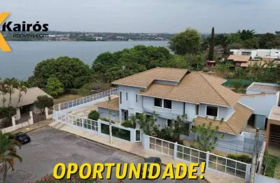 Casa 5 suítes em terreno contraponta com vista para o lago. inf.: (61) 9.8300-2010