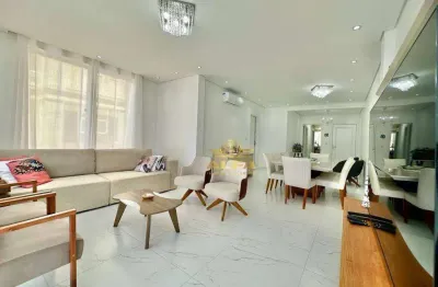 Apartamento com 4 dormitórios à venda, 151 m² por r$ 970.000,00 - pitangueiras - guarujá/sp