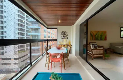 Apartamento com 4 dormitórios à venda, 192 m² por r$ 1.010.000,00 - pitangueiras - guarujá/sp